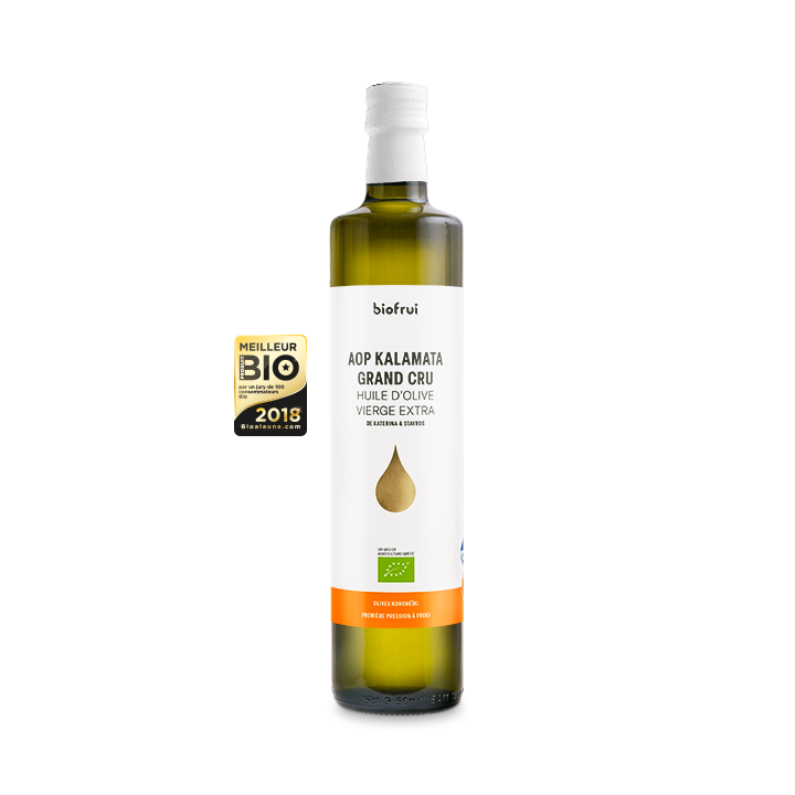 Bouteille d'huile d'olive de Kalamata